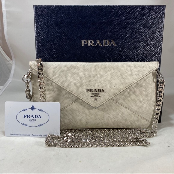prada envelope wallet on chain